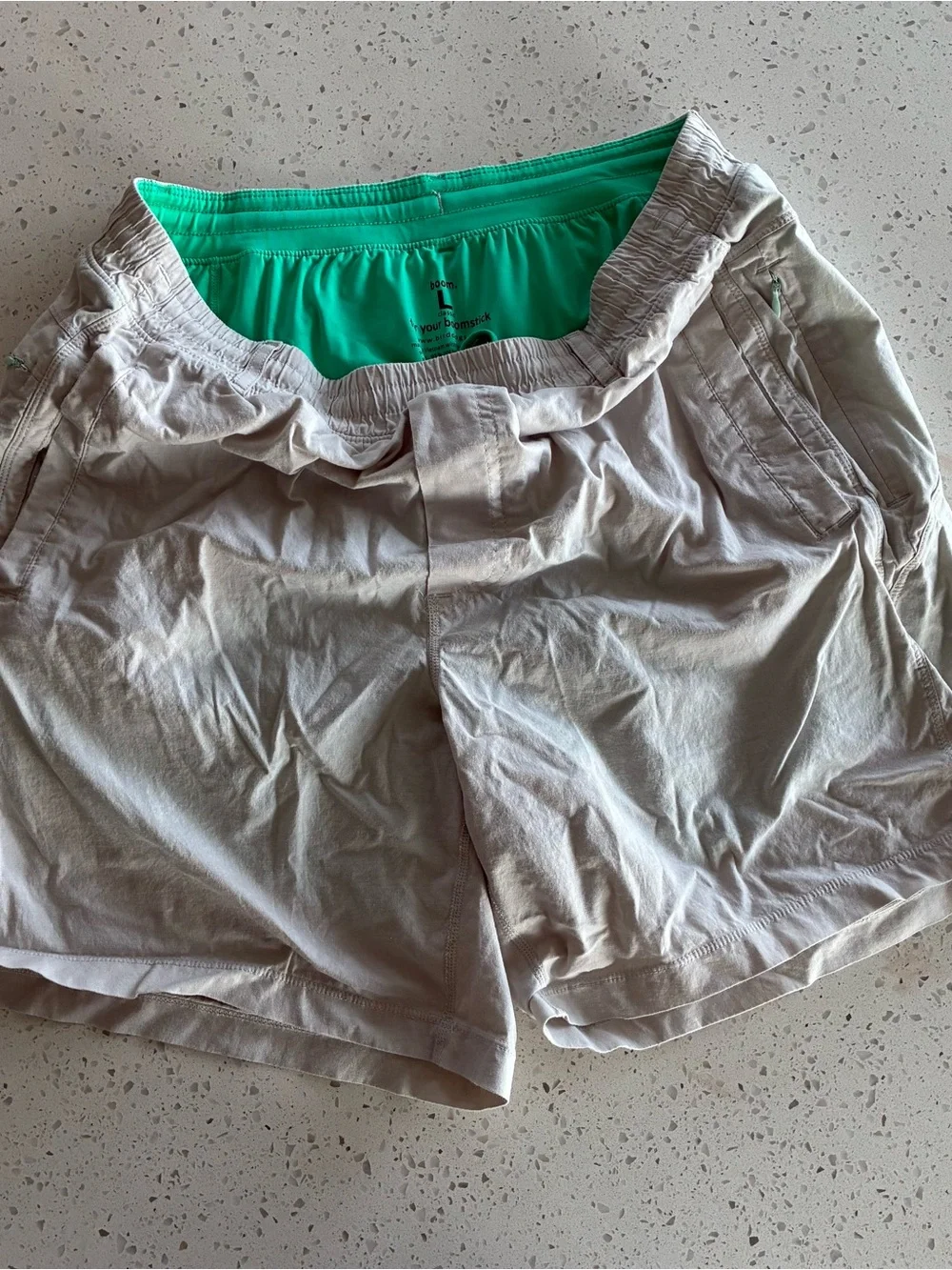 000 - BIRDDOGS BOOM FOR YOUR BROOMSTICK ATHLETIC LARGE MENS SHORTS
